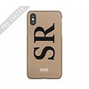MIM INITIAL CASE (hard case) - taupe/black