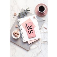 MIM INITIAL CASE (hard case) - pink/black