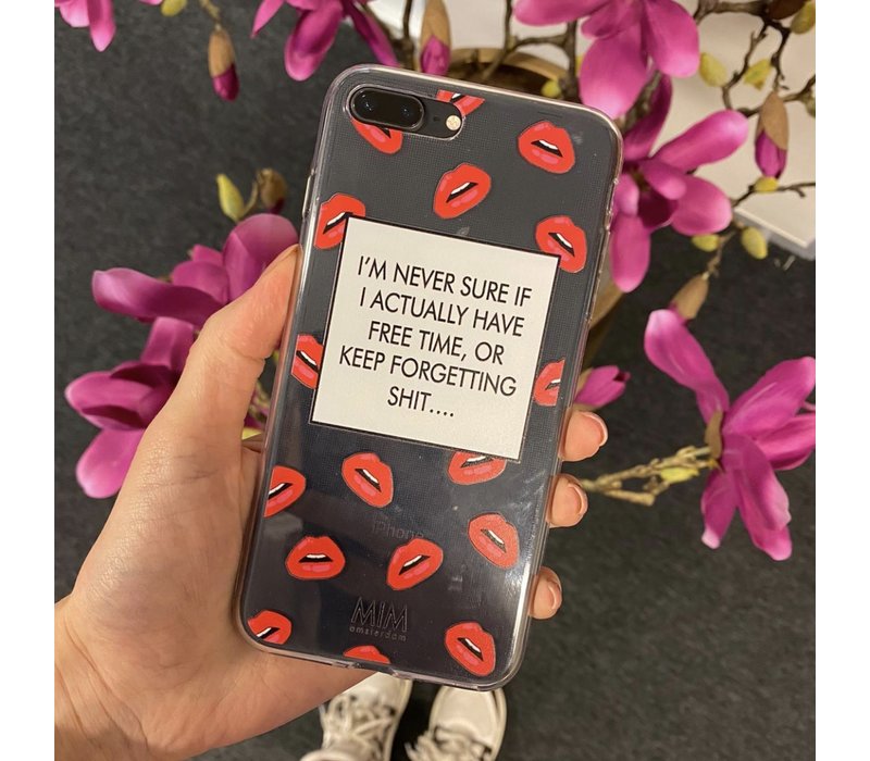 FORGETTING SH*T - MIM TRANSPARENT SOFTCASE