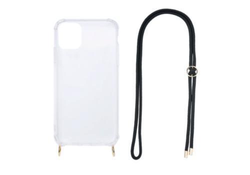 MIM HANDS OFF MY PHONE - BLACK (shockproof case + cord)