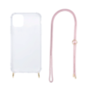 MIM HANDS OFF MY PHONE - BABY PINK (shockproof case + cord)
