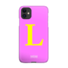 MIM LETTER CASE (hard case) - lila/yellow