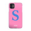 MIM LETTER CASE (hard case) - pink/blue