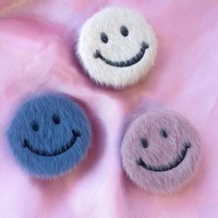 FLUFFY POP SOCKET BLAU
