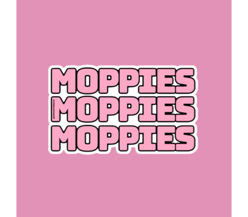 MIM moppies sticker