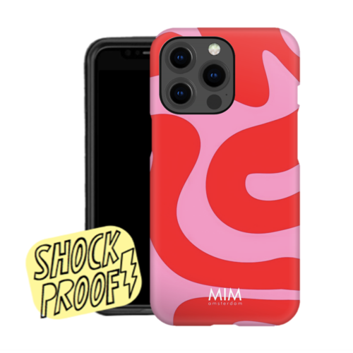 THE PINK SWIRL CASE - MIM SOFTCASE 