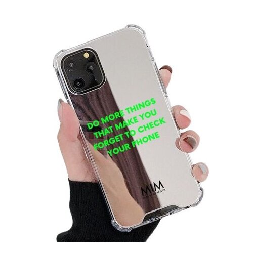 NO PHONES ALLOWED - MIRROR CASE (shockproof) 