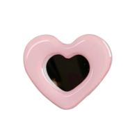 MIRROR HEART POP SOCKET PINK