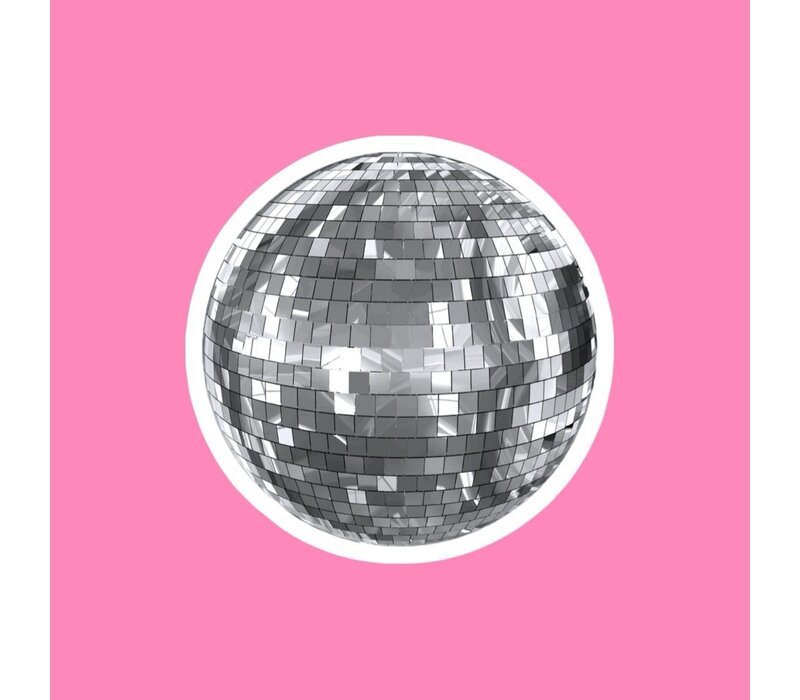 Disco ball sticker