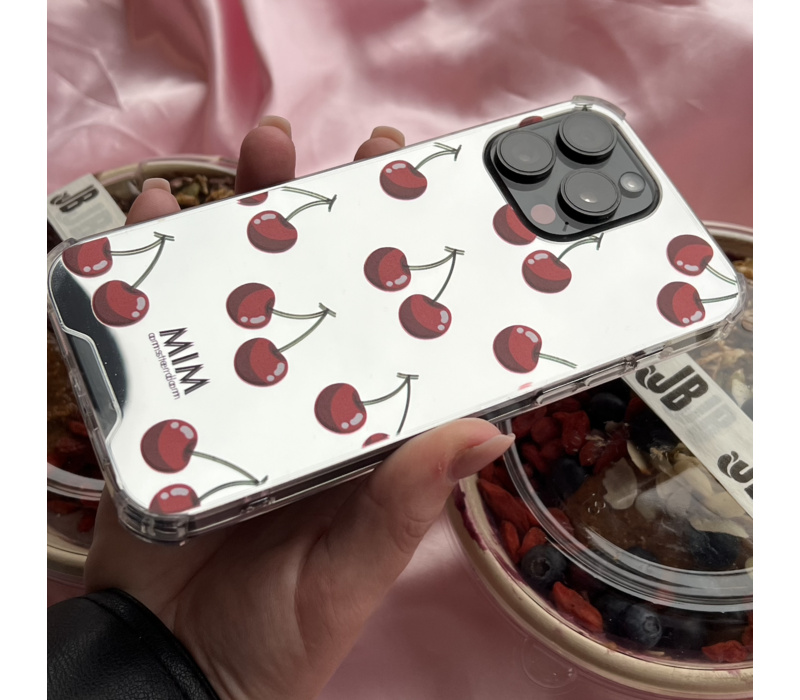 CHEEKY CHERRY - MIRROR CASE (shockproof)