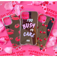 TOO BUSY TO CARE - MIRROR CASE (shockproof)