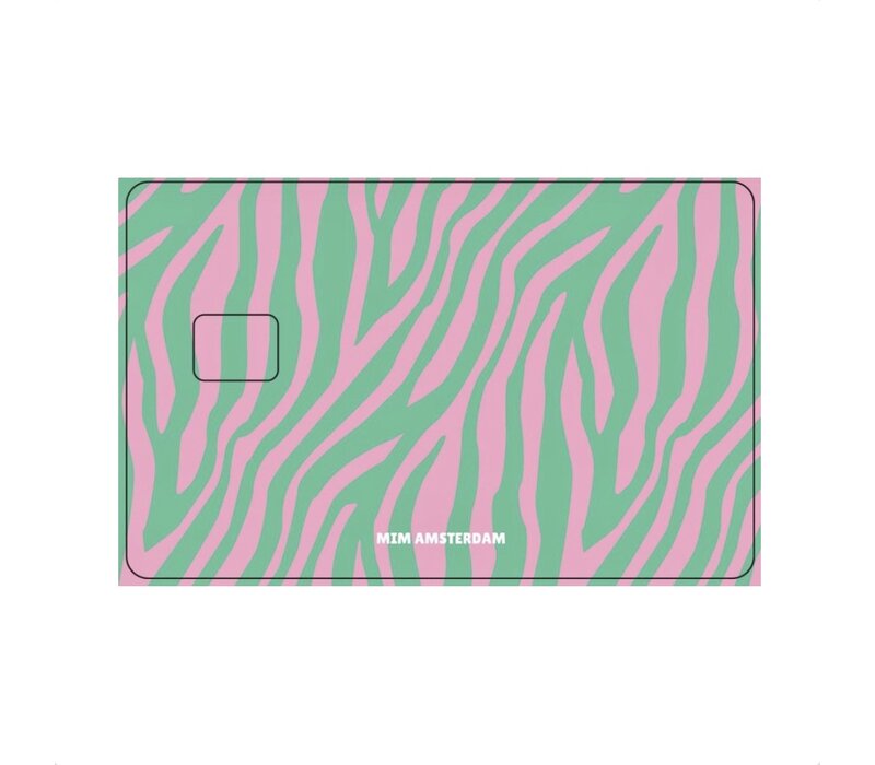 MINTY SEBRA - MIM PIN-KARTENAUFKLEBER