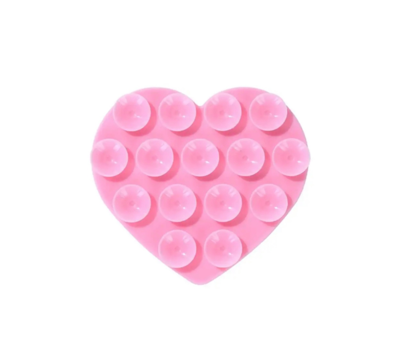 KLEBRIGES HERZ PINK (Aufkleber) - MIM