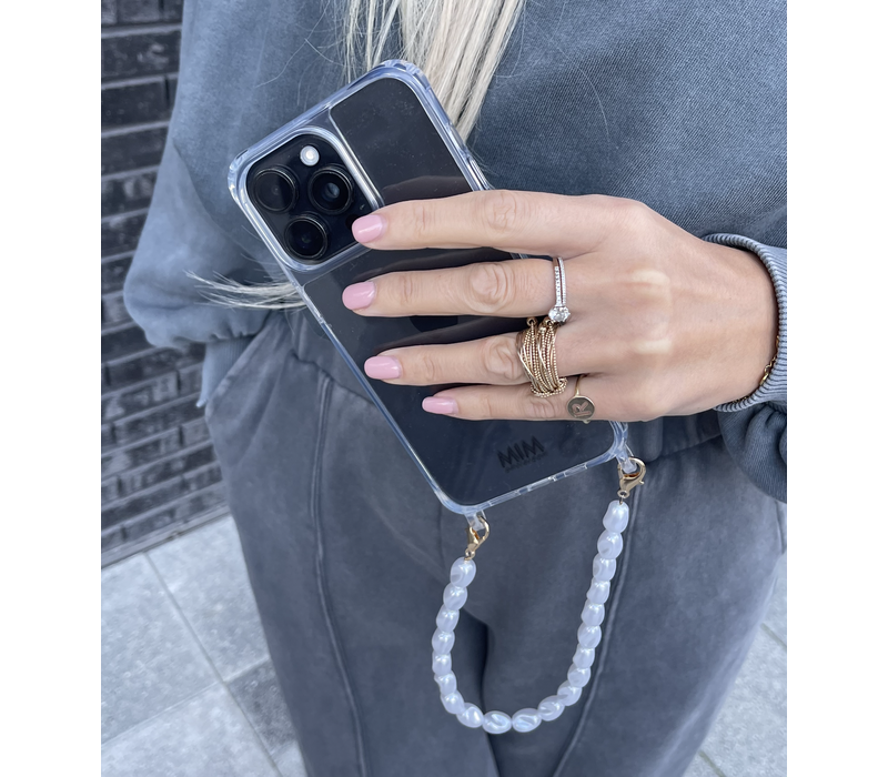 LIKE A PEARL - CASE WITH CORD (shockproof)