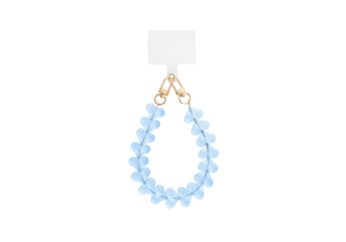 MIM CRYSTAL HEARTS CORD BLUE + PHONECARD