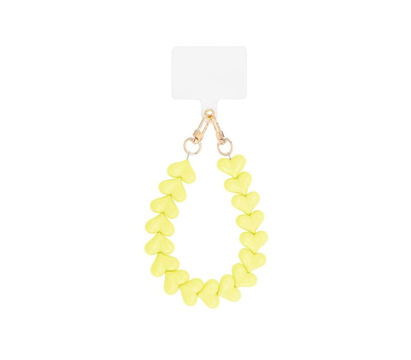 LOVE ME HEART CORD HOT PINK + PHONECARD - Copy