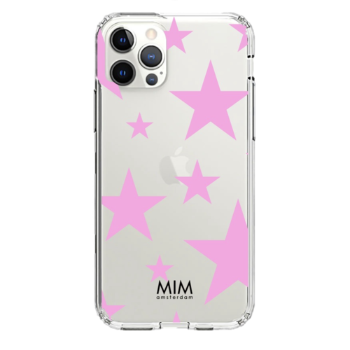 COLORPOP STARS PINK - GEL CASE (shockproof) 