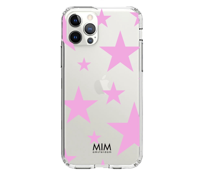 COLORPOP STARS PINK - GEL CASE (shockproof)