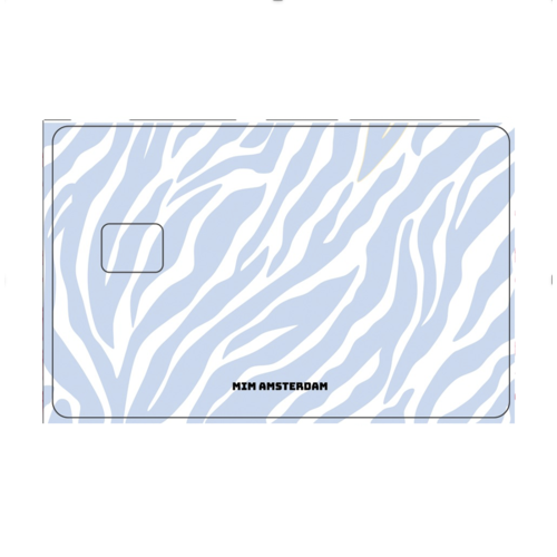 BLUE SEBRA - MIM DEBIT CARD STICKER  BLUE SEBRA - MIM DEBIT CARD STICKER