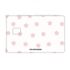 FLIRTY FLOWERS - MIM DEBIT CARD STICKER