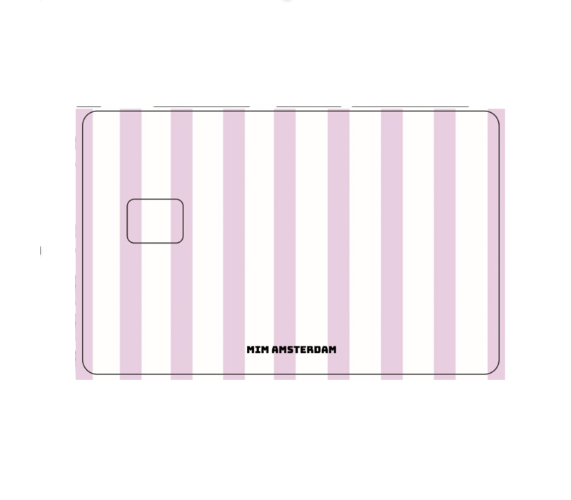 SANTORINI STRIPE - MIM DEBIT CARD STICKER