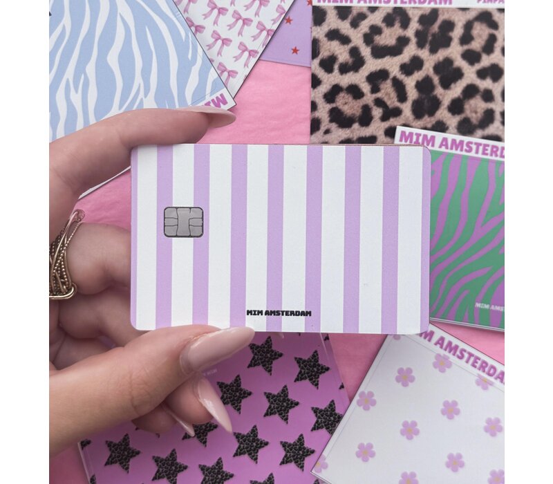 SANTORINI STRIPE - MIM DEBITKARTENAUFKLEBER