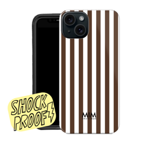STRIPES BROWN - MIM SOFTCASE 