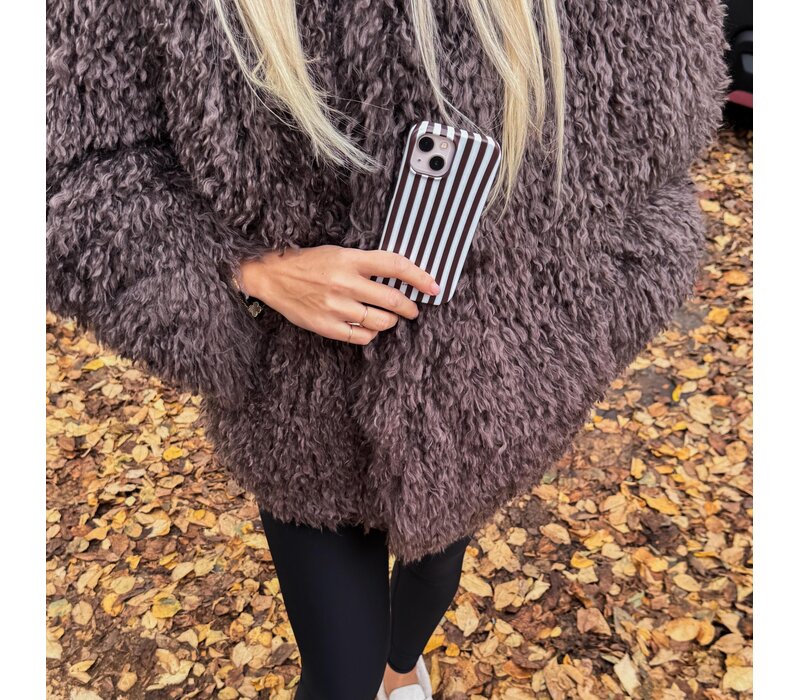 STRIPES BROWN - MIM SOFTCASE