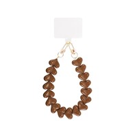 LOVE ME HEART CORD LEOPARD BROWN + PHONECARD