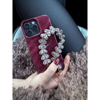 LOVE ME HEART CORD LEOPARD GREY + PHONECARD