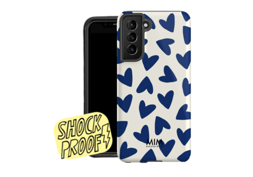MIM FROSTED HEARTS - MIM SAMSUNG 2 LAYER CASE