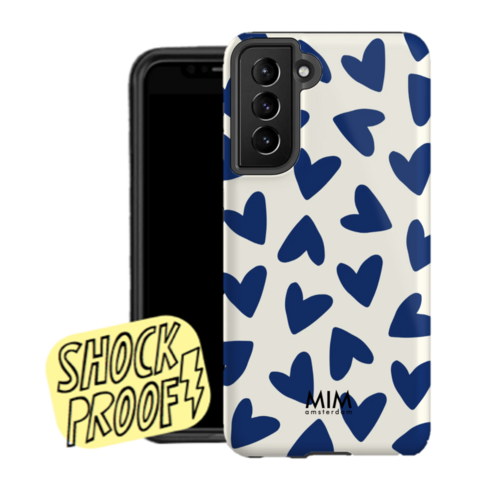 FROSTED HEARTS - MIM SAMSUNG 2 LAYER CASE 