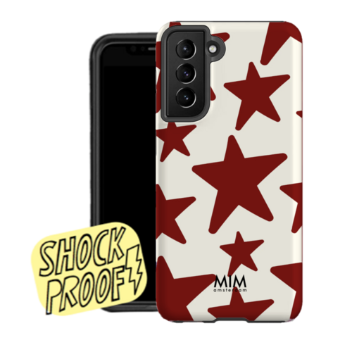 RED SPARKS - MIM SAMSUNG 2 LAYER CASE 