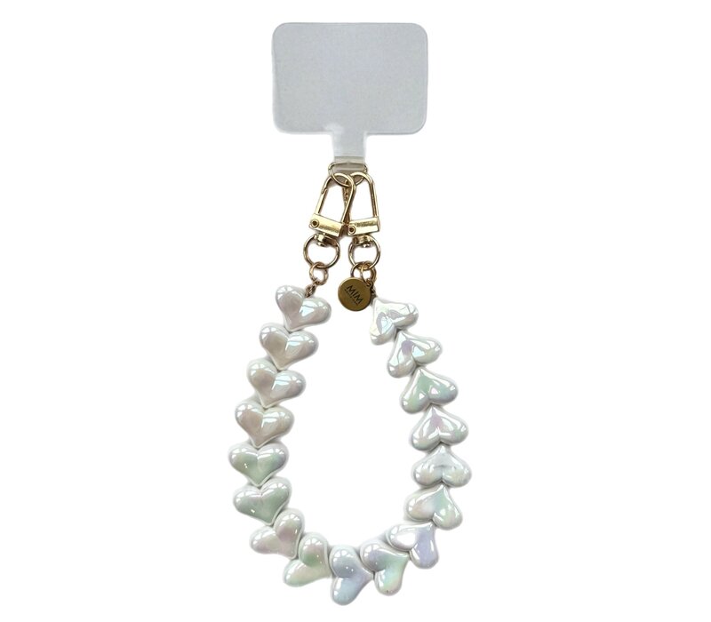 LOVE ME HEART CORD METALLIC BUTTER YELLOW + PHONECARD