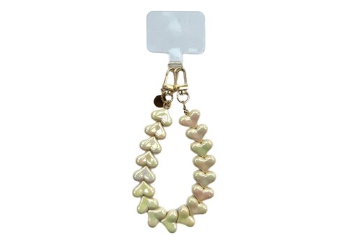 MIM LOVE ME HEART CORD METALLIC BUTTER YELLOW + PHONECARD