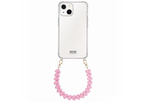 MIM ATTACHED LOVER HOT PINK  - CASE WITH CORD (shockproof)