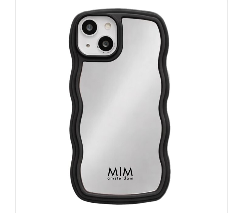 CLOUD MIRROR CASE  BLACK (shockproof)