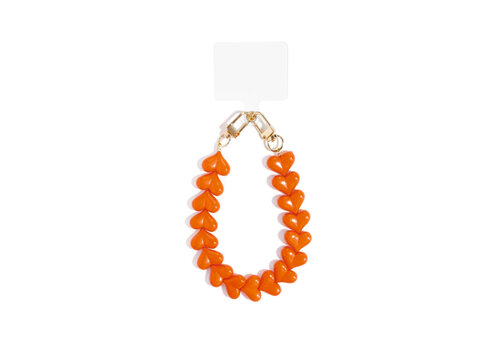 MIM LOVE ME HEART CORD ORANGE + PHONECARD