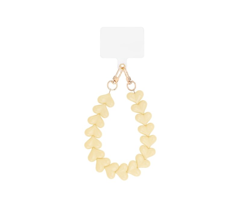 LOVE ME HEART CORD TAUPE + PHONECARD