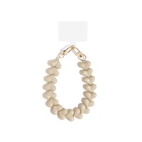 LOVE ME HEART CORD TAUPE + PHONECARD