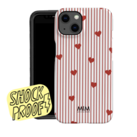 AMOUR STRIPES RED- MIM SOFTCASE (shockproof)