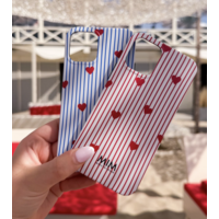 AMOUR STRIPES BLUE -  MIM SOFTCASE (shockproof)