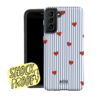 MIM AMOUR STRIPES BLUE - MIM SAMSUNG 2 LAYER CASE