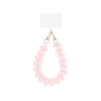 LOVE ME HEART CORD PINK GOLD + PHONECARD