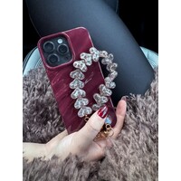 LOVE ME HEART CORD PINK GOLD + PHONECARD