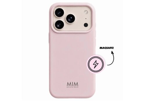 MIM SILKY SILICON BABY PINK - MAGSAFE CASE (shockproof)