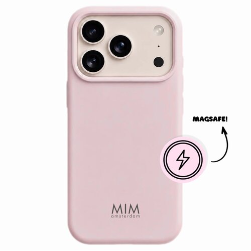 SILKY SILICON BABY PINK - MAGSAFE CASE (shockproof) 