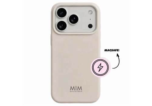 MIM SEIDENHAFTES SILIZIUM-SAND-MAGSAFE-HÜLLE (stoßfest)