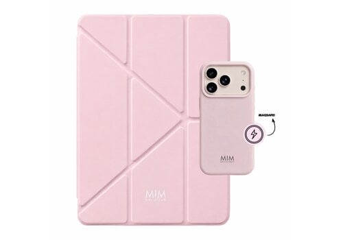 MIM SILKY SILICON BUNDEL PINK - MAGSAFE CASE (shockproof)