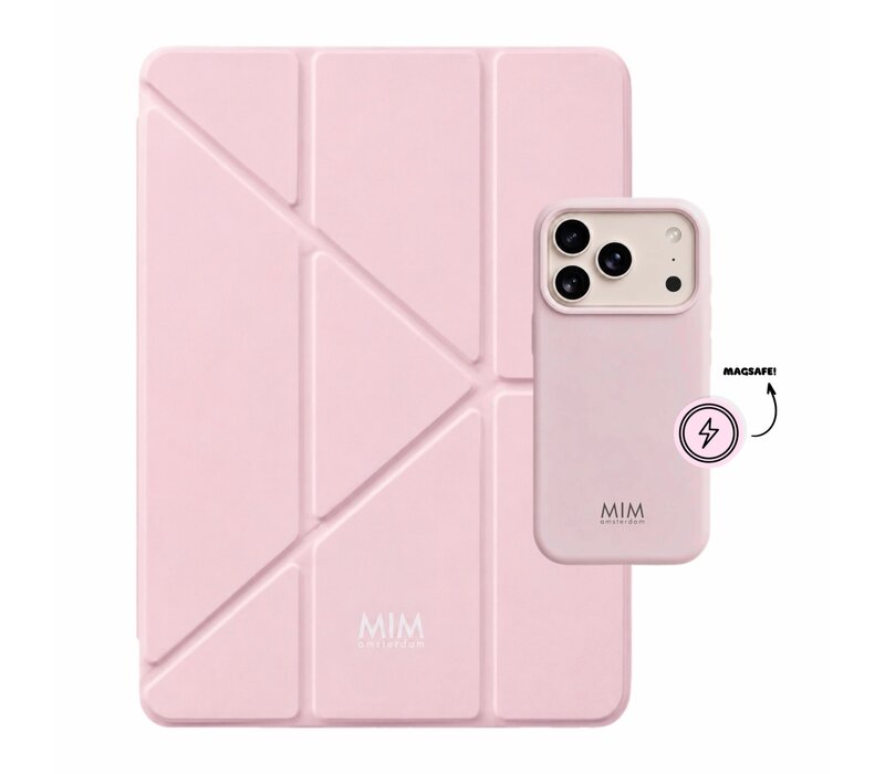 SILKY SILICON BUNDEL PINK - MAGSAFE CASE (shockproof)